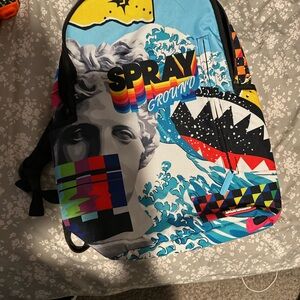 Sprayground Multicolor Graphic Backpack